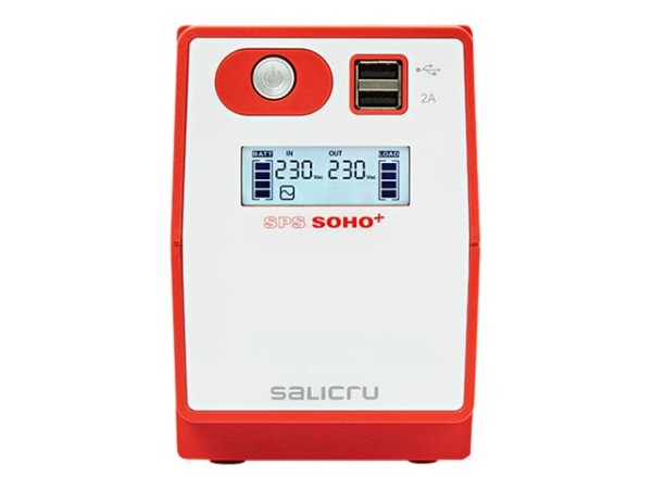 SALICRU SALICRU USV SPS 850 SOHO+ IEC,Line Int,850VA/480W,USB,LCD