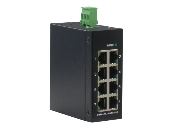ROLINE ROLINE Industr. Fast Ethernet Switch, 8
