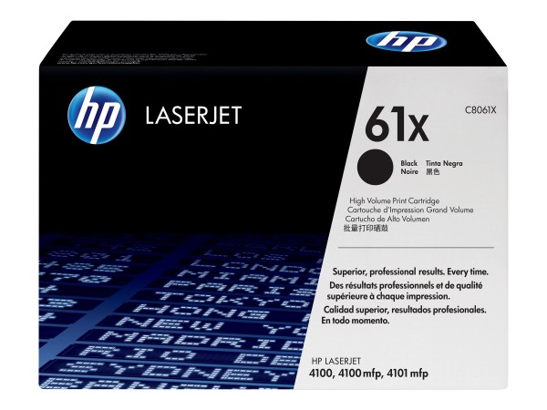 HP 61X Schwarz LaserJet Tonerpatrone (C8061X) C8061X