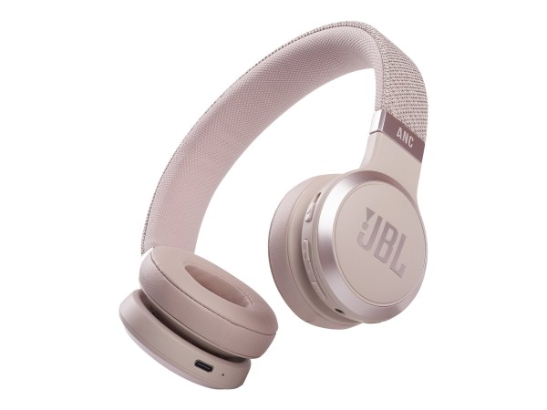HARMAN KARDON JBL Live 460NC kabelloser On-Ear Bluetooth-Kopfhörer in Rosa LIVE 460NC ROSA