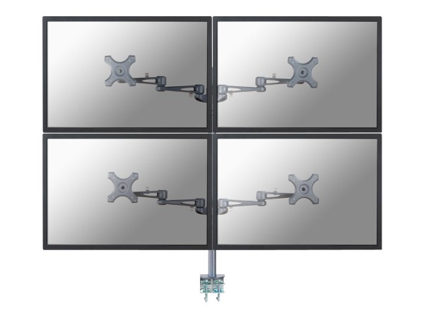 NEOMOUNTS Tischhalterung für vier Flachbildschirme bis 27" (69 cm) FPMA-D935D4