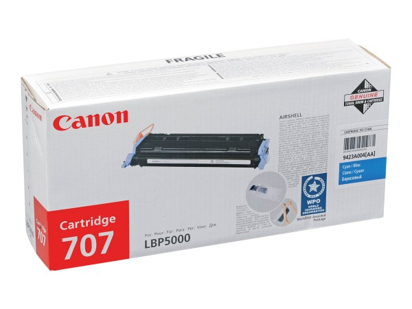 Original Toner für Canon Laserdrucker LBP-5000, cyan