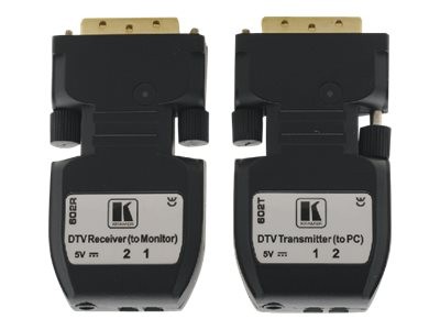 KRAMER 602R/T(SET) steckbare DVI Transmitter u. Receiver f. 2 adriges Fiber 94-0000602