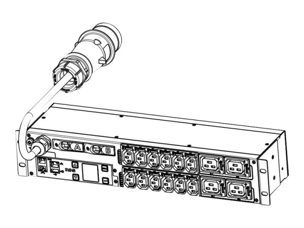 EATON EATON ePDU Metered In IEC - 2U - 32A - In IEC60309 32A - Out C13: 12, C19: 4