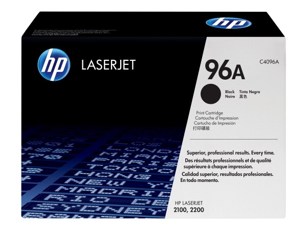 HP 96A Schwarz LaserJet Tonerpatrone (C4096A) C4096A