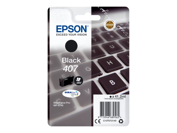 EPSON Tinte schwarz C13T07U140