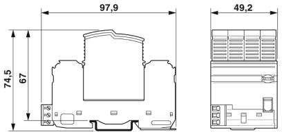 PHOENIX CONTACT PHOENIX CONTACT Phoenix VAL-SEC-T2-3S-350/40 Überspannungsableiter Typ 2 VAL-SEC-T2-