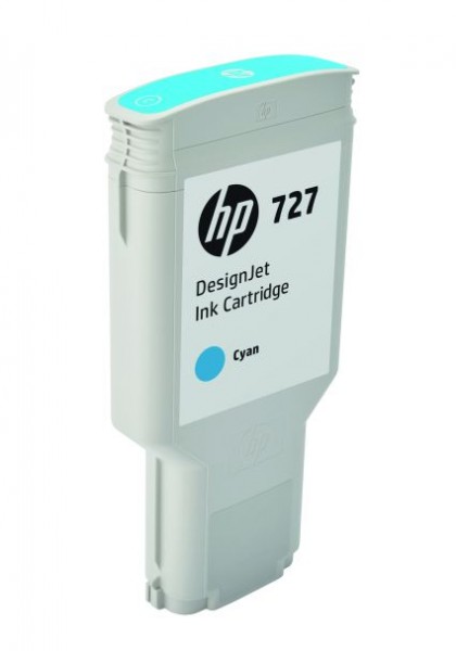 HP 727 - 300 ml - Dye-Based Cyan