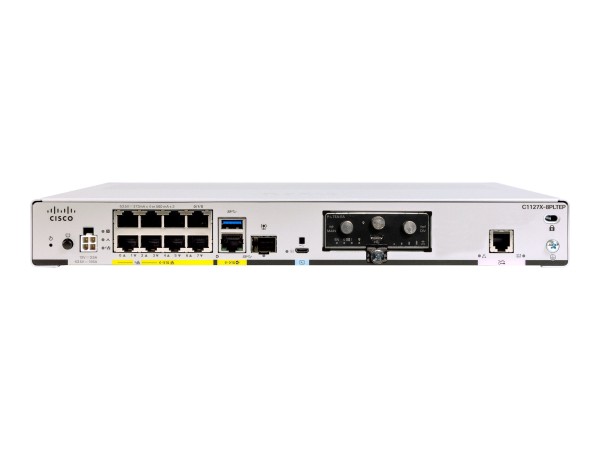 CISCO SYSTEMS ISR 1100X 8P xDSL GE SFP Router Pluggable SMS/GPS C1127X-8PLTEP