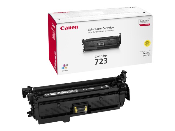 Original Toner für Canon Laserdrucker LBP7750cdn, gelb