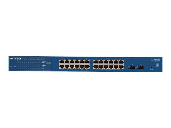 NETGEAR Switch / 24-Port Gigabit Smart Switch mi GS724T-400EUS