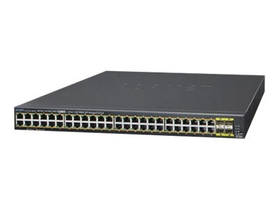 PLANET TECHNOLOGY Planet GS-4210-48P4S 48-Port 10/100/1000T 802.3at PoE + GS-4210-48P4S