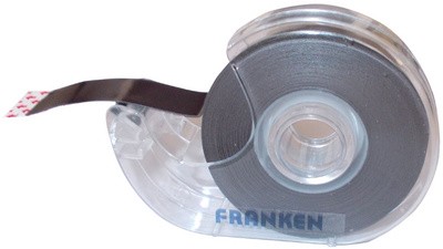 FRANKEN Magnetband im Spender, schwarz, 19 mm x 8 m