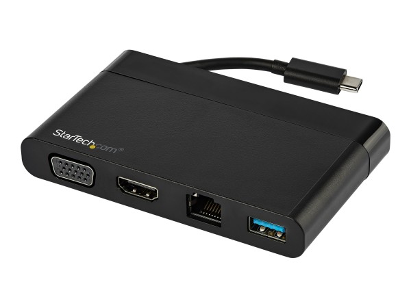 STARTECH.COM USB C Multiport Adapter mit HDMI und VGA - Mac / Windows / Chr DKT30CHVCM