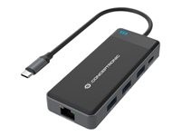 CONCEPTRONIC CONCEPTRONIC Adapter USB-C->2xHDMI,GbE,PD,3xUSB3.0   0.25 gr
