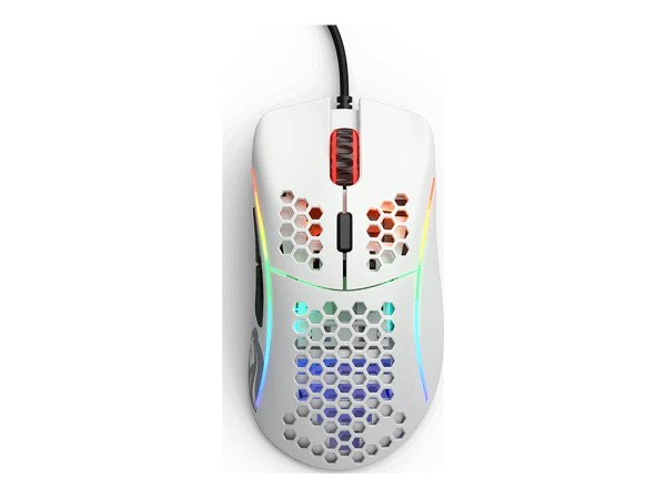 GLORIOUS PC GAMING RACE Model D Gaming-Maus - weiß, matt GD-WHITE