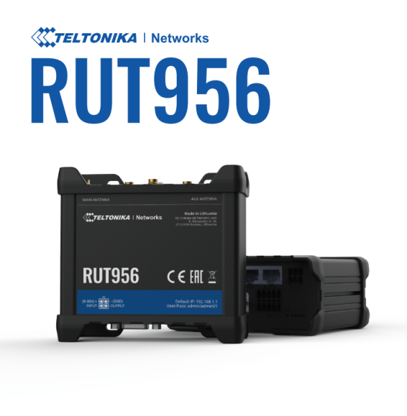 TELTONIKA RUT956 LTE Modem Router/WLAN RUT956100000 - MEIG