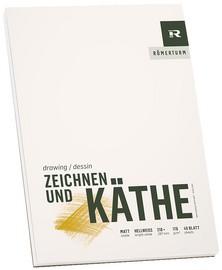 RÖMERTURM Künstlerblock "ZEICHNEN & KÄTHE", DIN A3