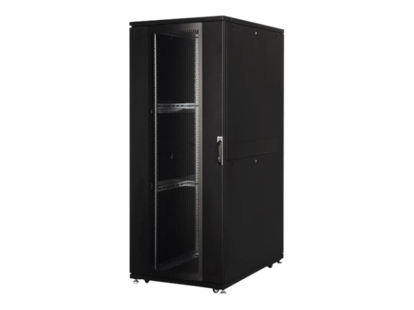 DIGITUS Serverschrank 19"; 42HE; Schw; perf. Tür 1970x800x1200 DN-19 SRV-42U-8/12B