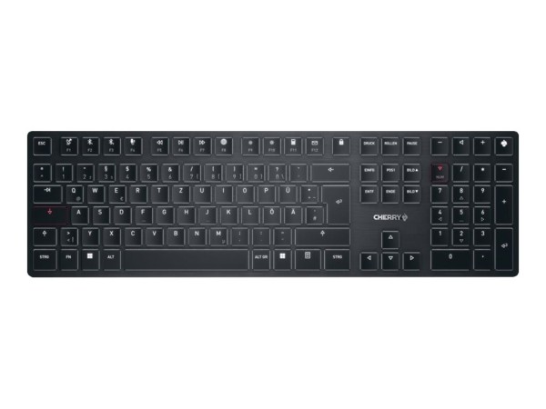 CHERRY KW X ULP Ultra-Low-Profil Tastatur mit mechanischen Switches G8U-27000LTBDE-2