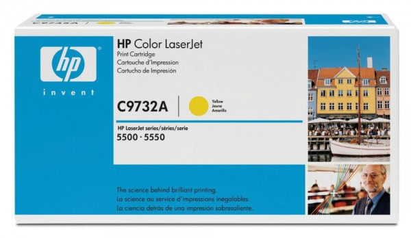 HP 645A - Tonereinheit Original - Yellow - 12.000 Seiten