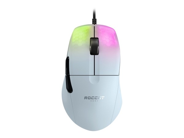 ROCCAT KONE Pro Kabelgebunden Gaming-Maus Optisch Beleuchtet Weiß ROC-11-405-02