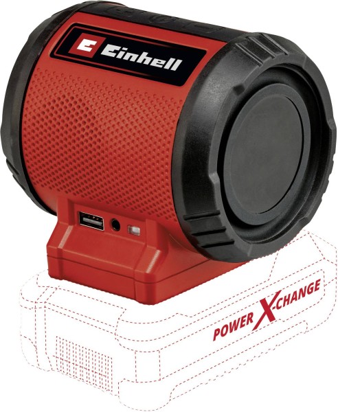 EINHELL Power X-Change TC-SR 18 Li BT - Solo Bluetooth Lautsprecher AUX, US 4514150