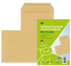 MAILmedia Versandtasche Natron braun, C4, ohne Fenster