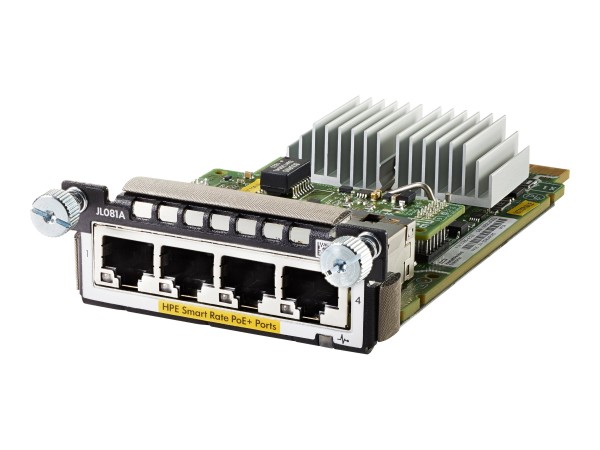 HPE Aruba 3810M/2930M 4 Smrt Rte PoE+ Module JL081A