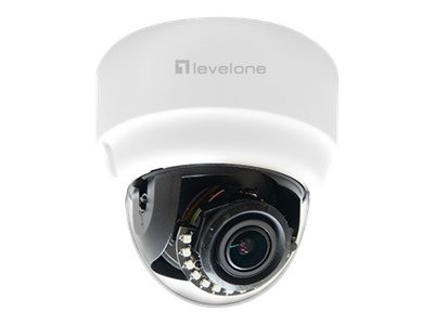 LEVELONE LEVEL ONE LEVELONE IPCam FCS-3303   Z 4x Dome In  3MP H.265 IR 13W PoE