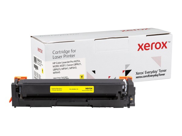 XEROX Everyday - Toner Gelb - ersetzt HP 203A and Canon CRG-054Y für HP Col 006R04178