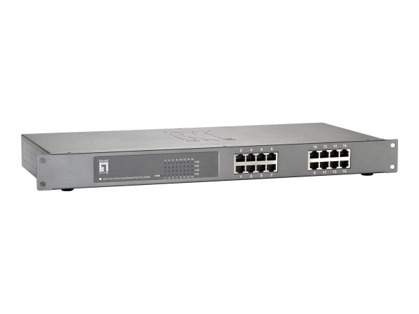 LEVELONE LEVEL ONE LevelOne FEP-1612W150 16-Port Fast Ethernet PoE Switch