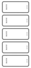 LEITZ Ordnerrücken-Etikett, 46 x 111 mm, kurz, breit, grau