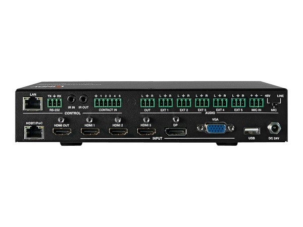 LINDY Presentation Switch Pro with HDBaseT Extender 3 x HDMI 38281
