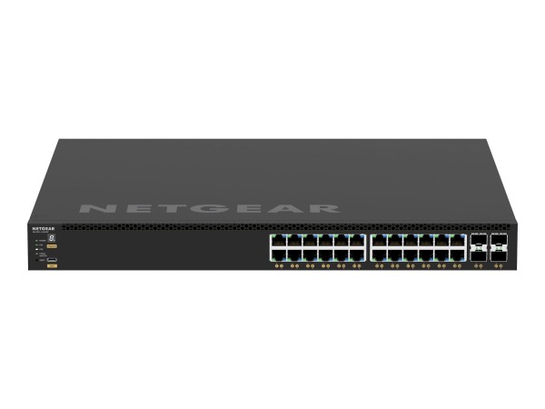 NETGEAR M4350-24G4XF (GSM4328)-24x1G PoE+ (648W base, up to 720W) and 4xSFP GSM4328-100NES