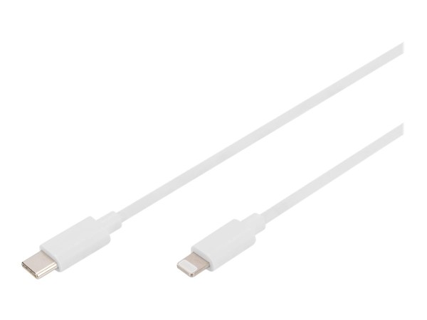 DIGITUS Daten- & Ladekabel, Apple Lightning - USB-C, 2,0 m