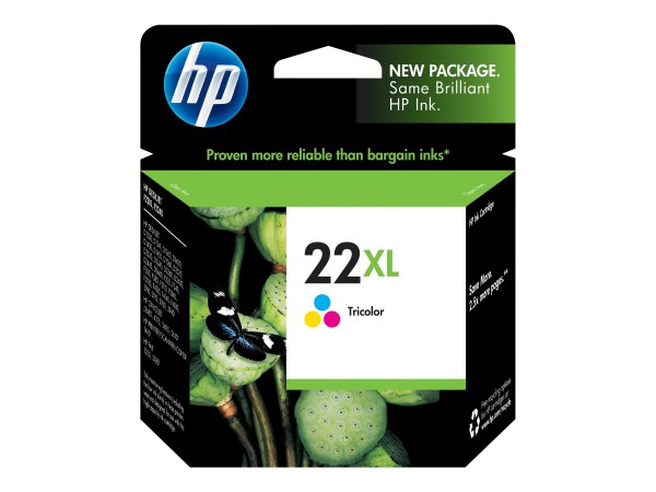 HP 22XL Farbe (Cyan, Magenta, Gelb) Tintenpatrone C9352CE
