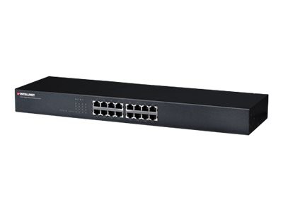 INTELLINET 16-Port Gigabit Rackmount Switch 10/100/1000 Mbit/s IEEE 802.3az 524148