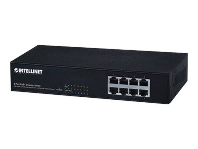 INTELLINET Net Switch 10/100 8P INTELLINET PoE+ Desktop (4x PoE/4x RJ45) [b 560764