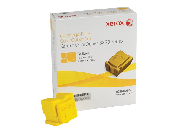 XEROX ColorQube 8870 6 Gelb feste Tinten 108R00956