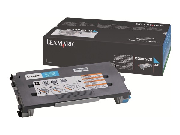 LEXMARK Cyan Tonerpatrone LCCP C500H2CG