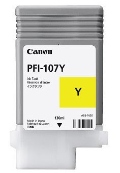 CANON PFI 107 Y Gelb Tintenbehälter 6708B001