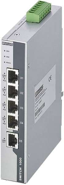 PHOENIX CONTACT PHOENIX CONTACT FL SWITCH 1001T-4POE-GT Industrial Ethernet Switch