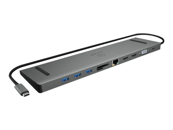 RAIDSONIC RAIDSONIC Dockingstation IcyBox USB-C -> HDMI/VGA/USB-A/LAN/3.5Stereo