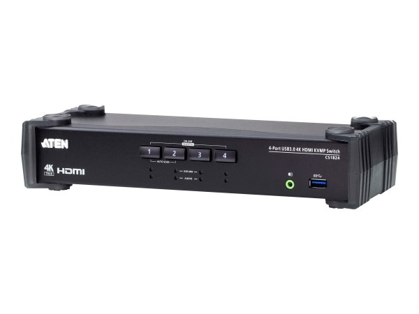 ATEN CS1824 KVMP-Switch 4-fach, 4K HDMI, USB 3.0, Audio CS1824