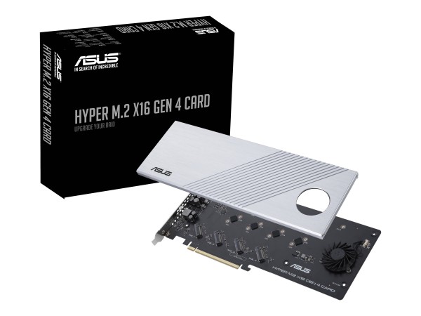ASUS Hyper M.2 x16 Schnittstellenadapter PCIe 4.0 90MC08A0-M0EAY0 90MC08A0-M0EAY0