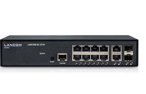 LANCOM GS-2310, . Managed Layer-2-Switch mit 10 Ports, 8 Gigabit Ethernet P 61492