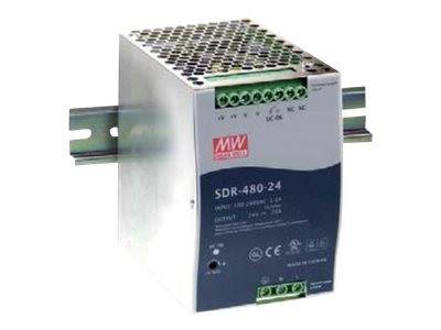MEAN WELL MEAN WELL 480W 24V DC DIN-Rail Netzteil SDR-480-24 (SDR-480-24)