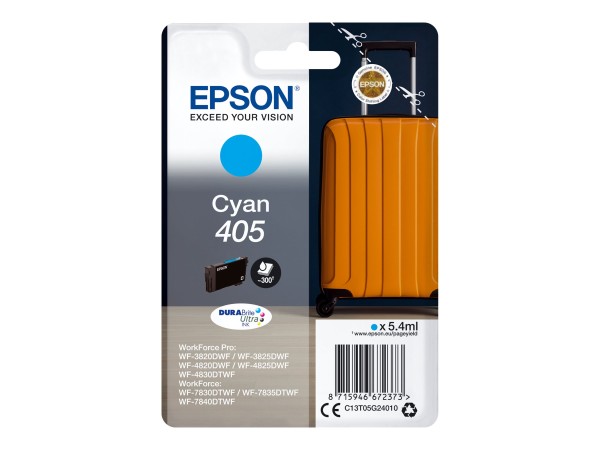EPSON Ink/Singlepack Cyan 408L DURABrite Ultra C13T09K24010