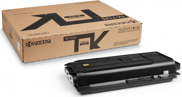 KYOCERA Original Toner TK-7125 / 1T02V70NL0 Schwarz für ca. 20.000 Seiten 1T02V70NL0